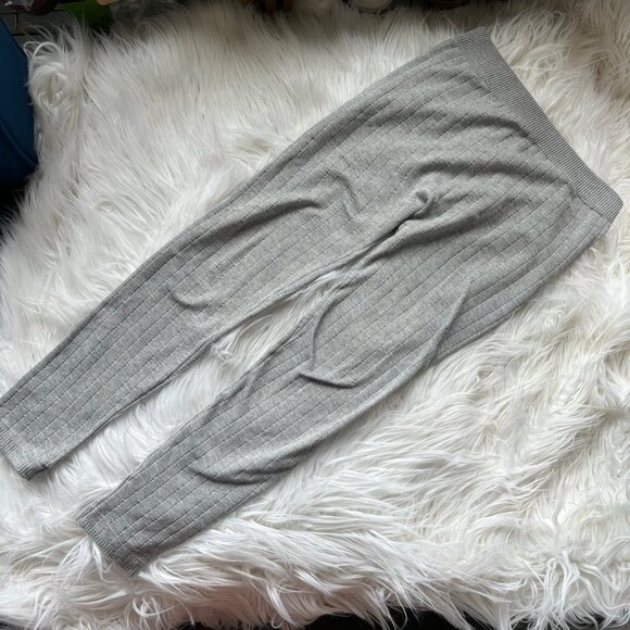 Aeropostale grey fleece lined sweater leggings, size M - Picture 1 of 4